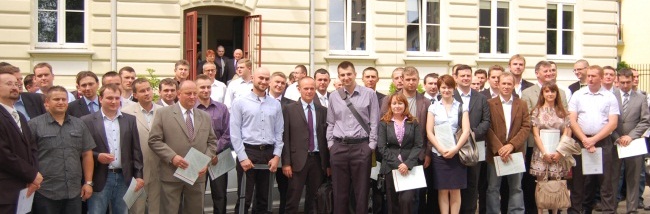 Wręczenie decyzji o nadaniu uprawnień budowlanych 21 czerwca 2011